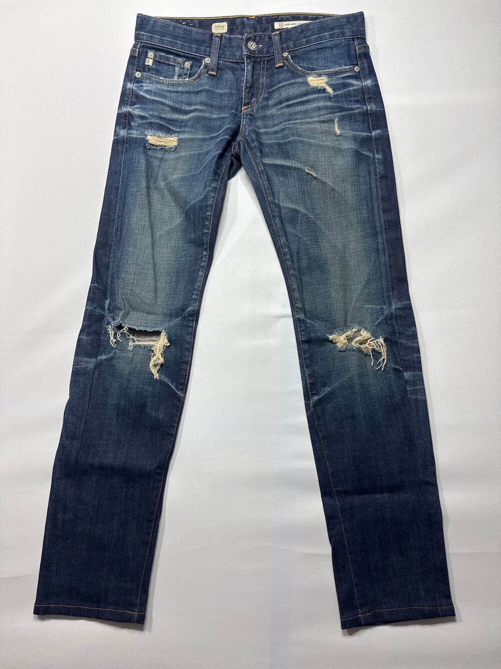 Adriano Goldschmied Womens Tomboy Boyfriend Fit Jeans Size Tag Missing (29x29.5)